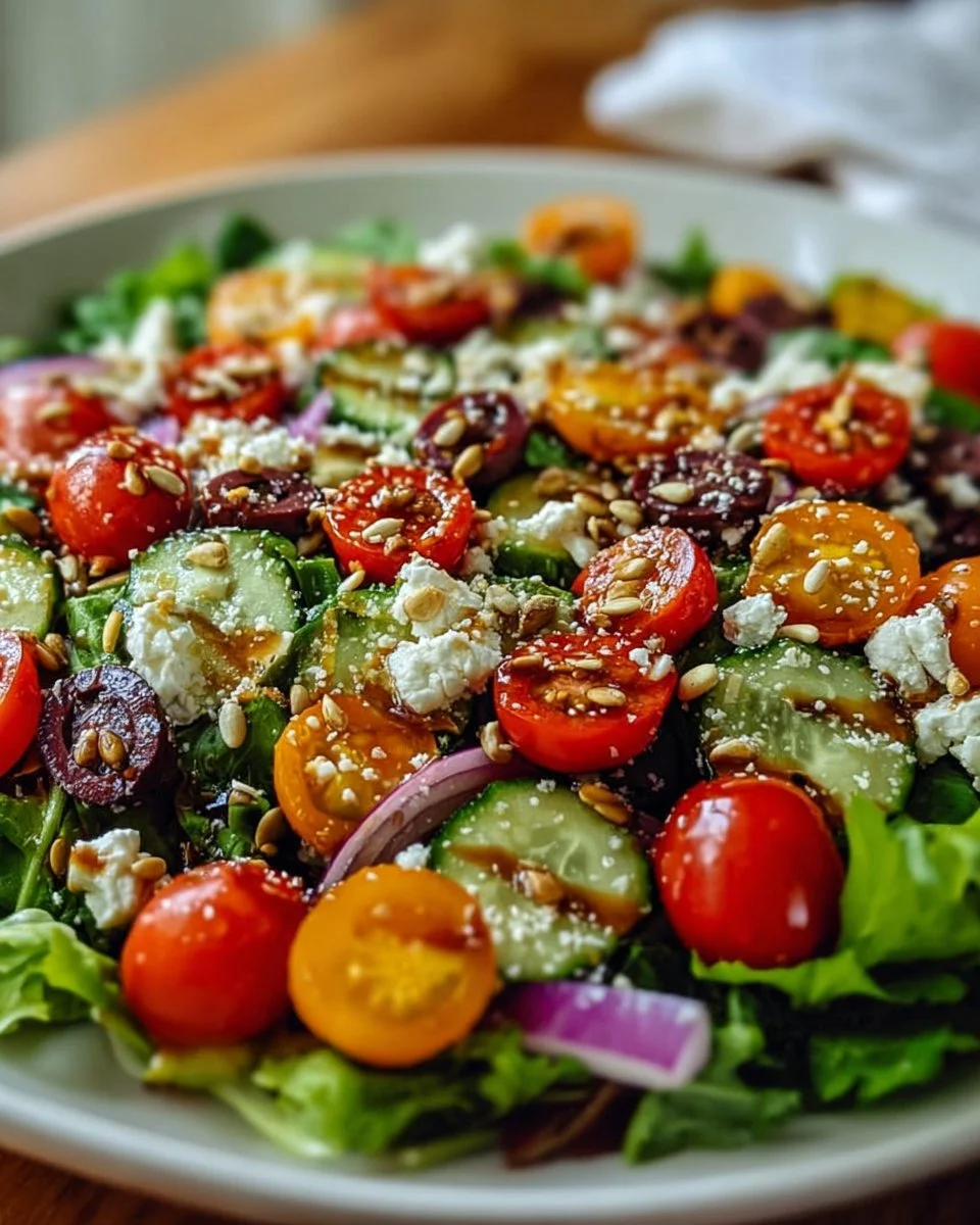 Delicious Marry Me Salad in a bowl with fresh ingredients