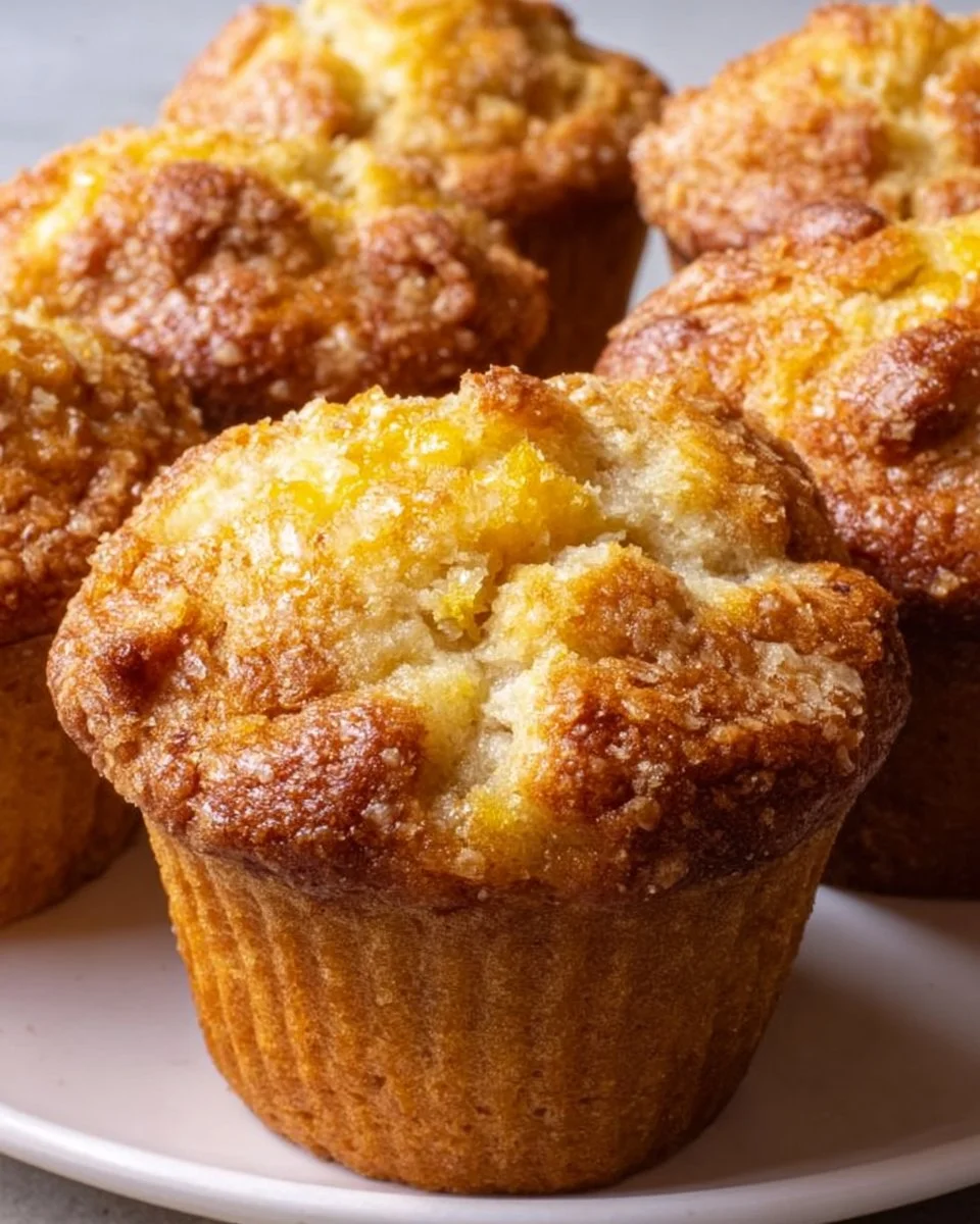 Ricotta Citrus Banana Muffins showcasing a fluffy texture and bright citrus flavor