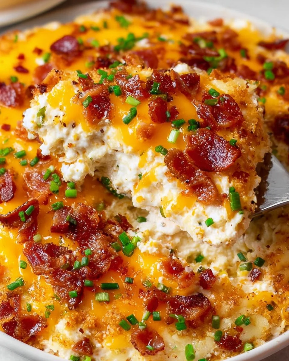Creamy easy jalapeno popper dip served in a bowl with fresh jalapenos on top