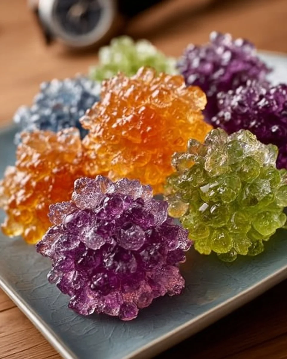 DIY colorful crystals project for all ages using simple materials.
