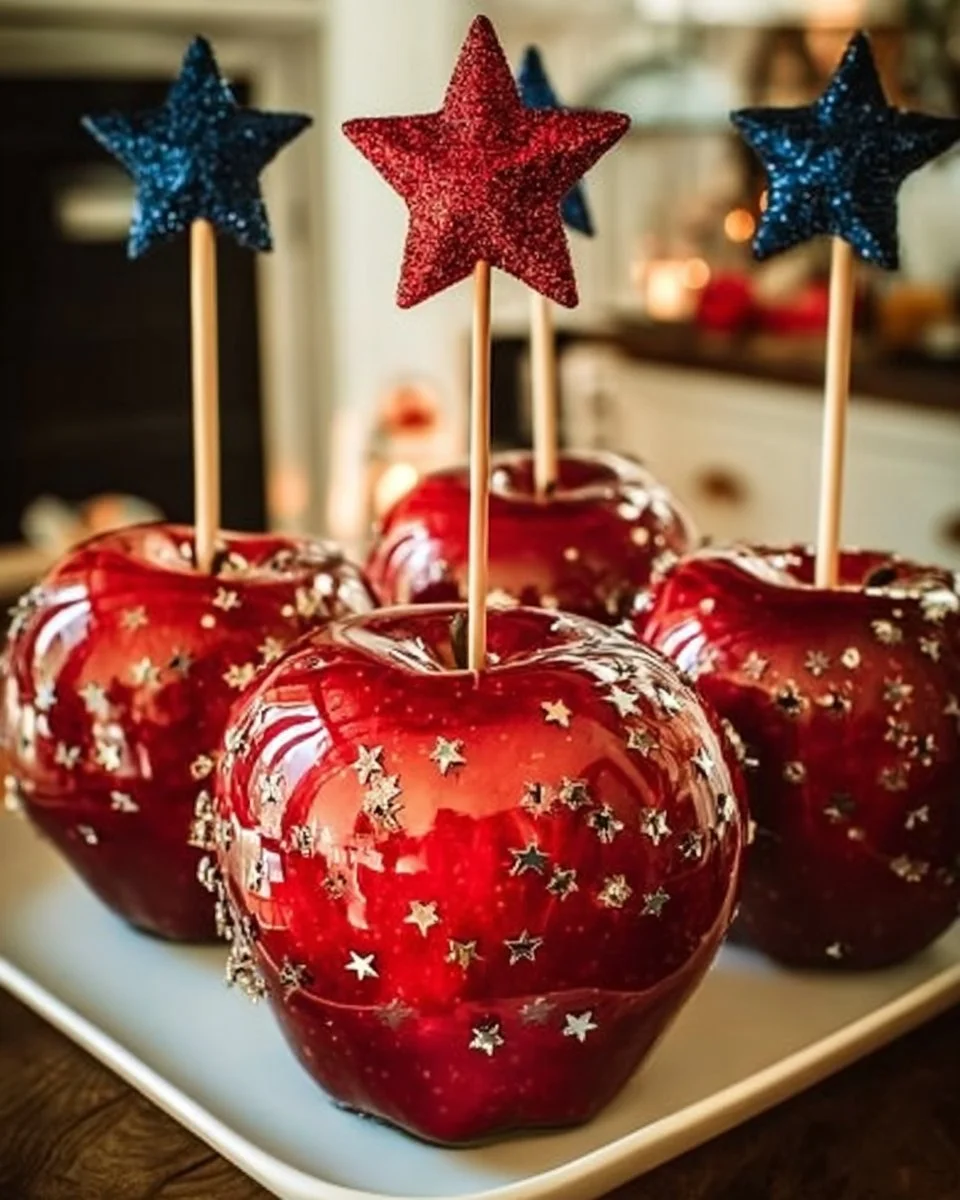 Deliciously Festive 4th of July Candy Apples That Wow Your Guests!