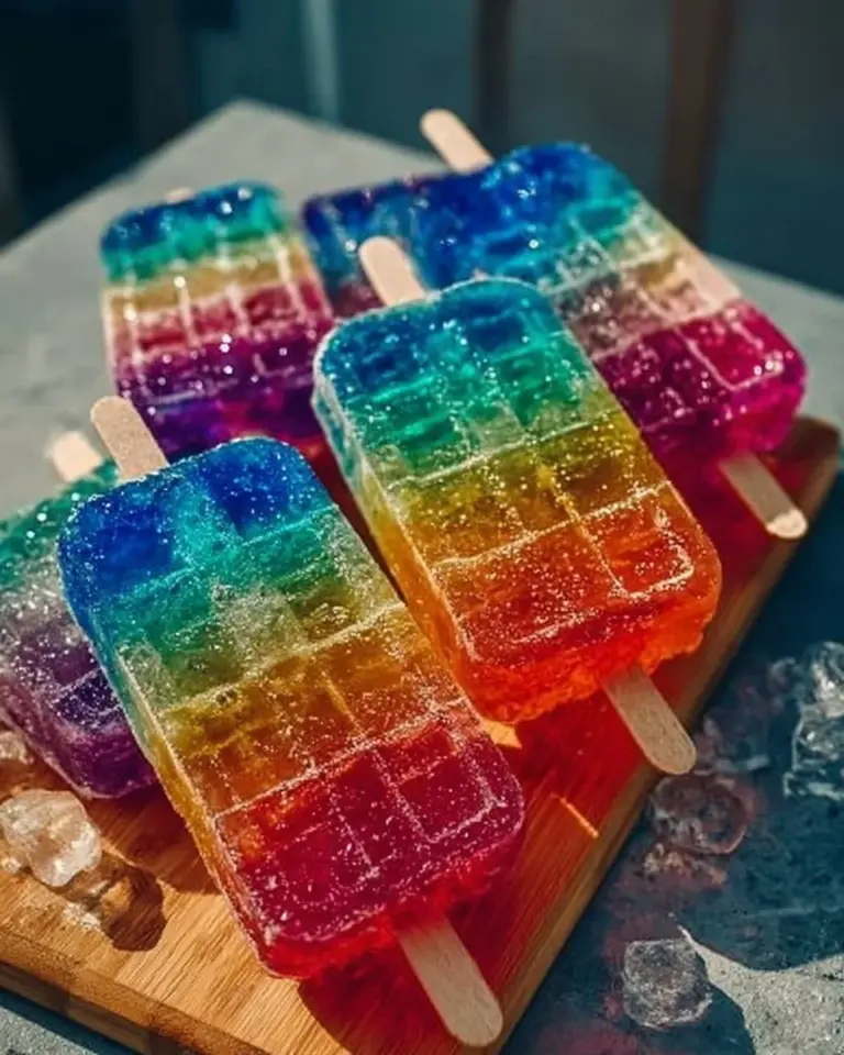 Colorful aquarium pops dessert for a party, showcasing gelatin and fun designs.