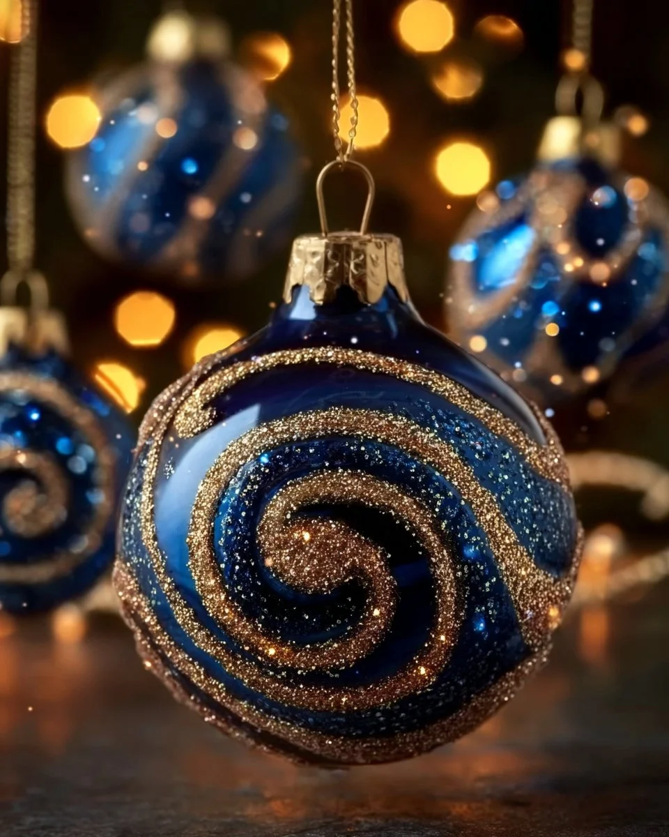 DIY Baking Soda Galaxy Ornaments for Christmas craft projects