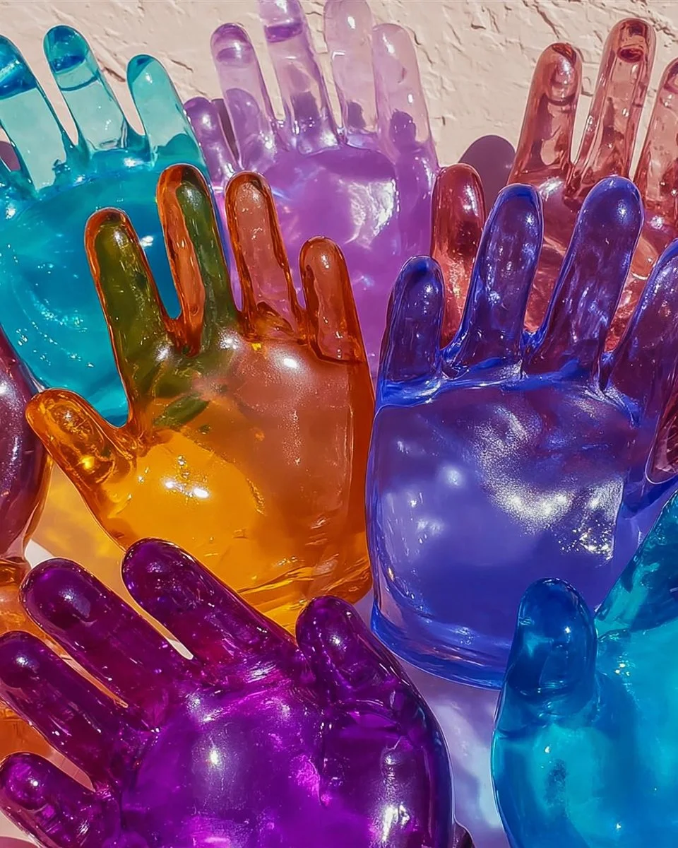 Beautiful Frozen Ice Hand Craft showcasing intricate designs inspired by winter.
