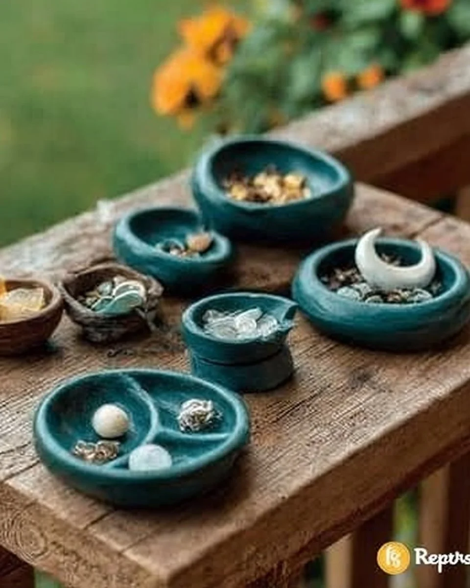 DIY terracotta-style pots made at home without the use of an oven.